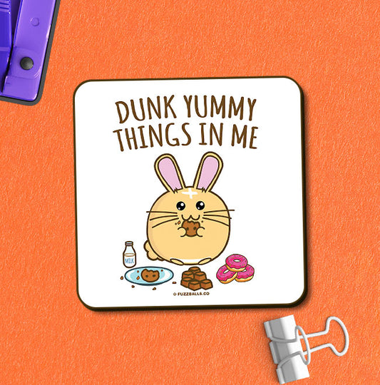 Dunk Yummy Things In Me Matching Coaster