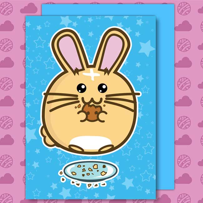 Cookie bunny Card