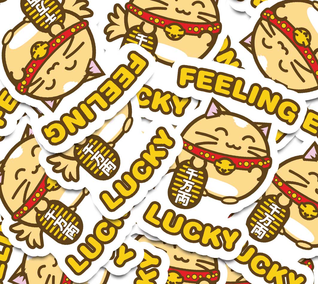 Feeling Lucky Vinyl Sticker