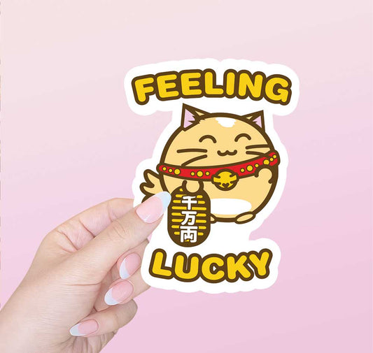 Feeling Lucky Vinyl Sticker