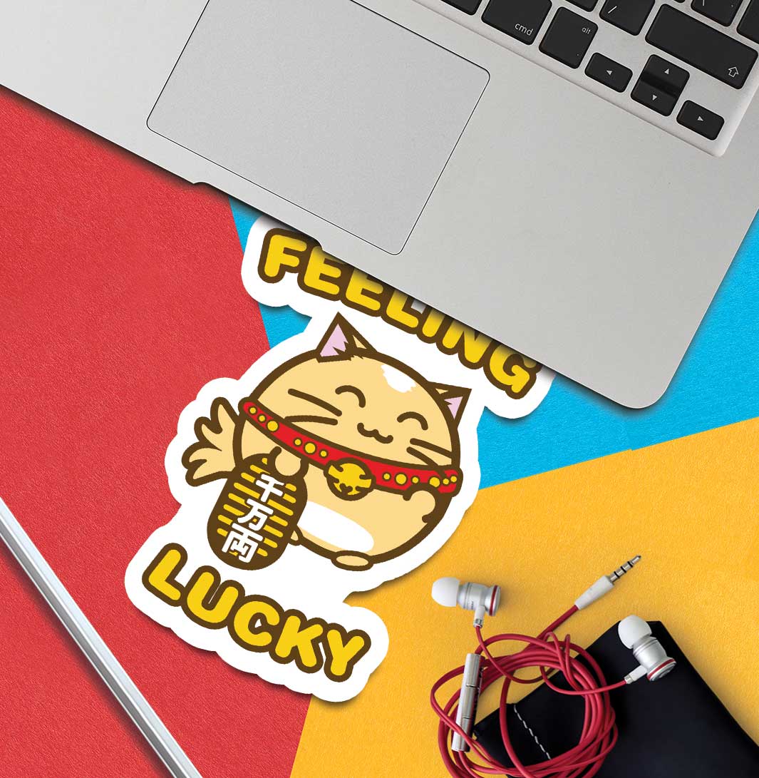 Feeling Lucky Vinyl Sticker