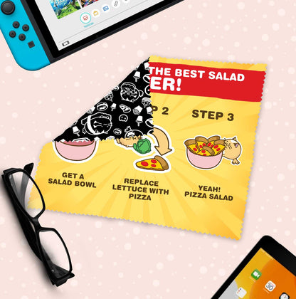 Pizza Salad / Food Lens Screen Cloth