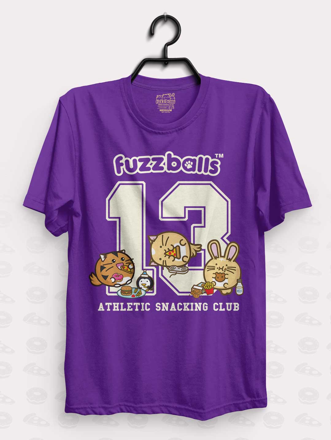 Fuzzballs Athletic Snacking Club T-Shirt