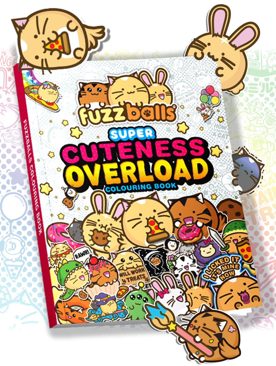 Fuzzballs Super Cuteness Overload Colouring Book