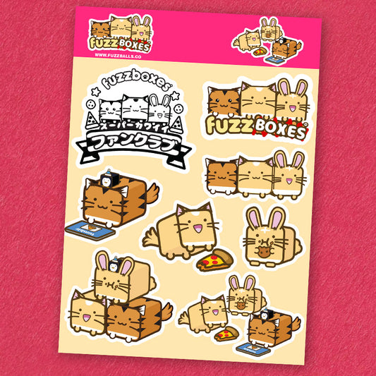 Fuzzboxes Sticker Sheet