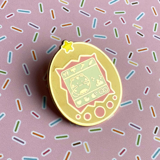 Fuzzagotchi Enamel Pin