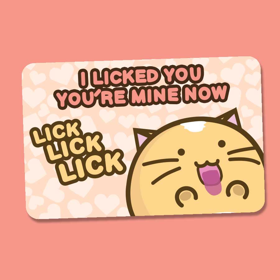 Gift Card - I Licked You