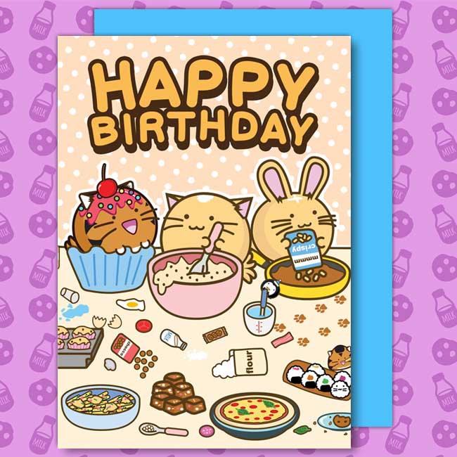 Happy Birthday Baking Card