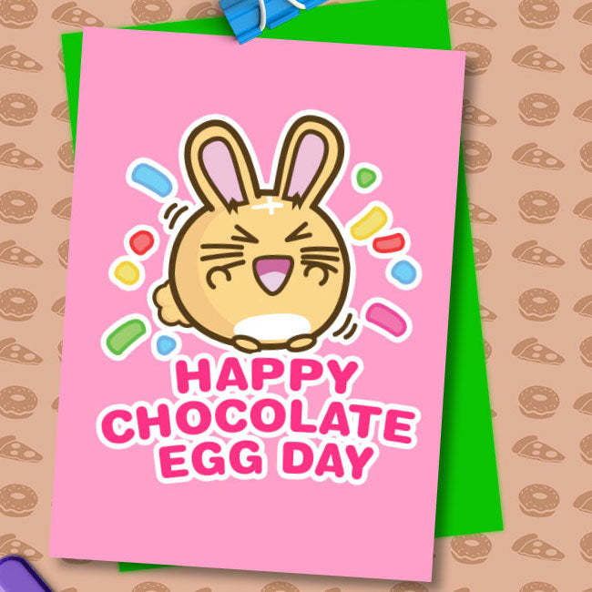 Happy chocolate egg day Card
