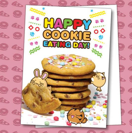 Happy cookie eating day Card