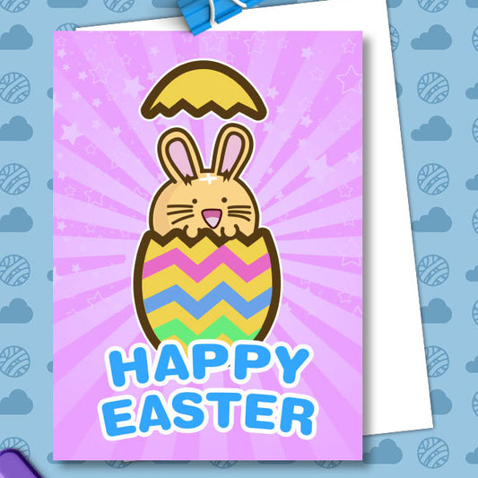 Happy easter egg Card