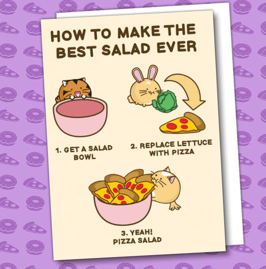 How to make the best salad ever Card