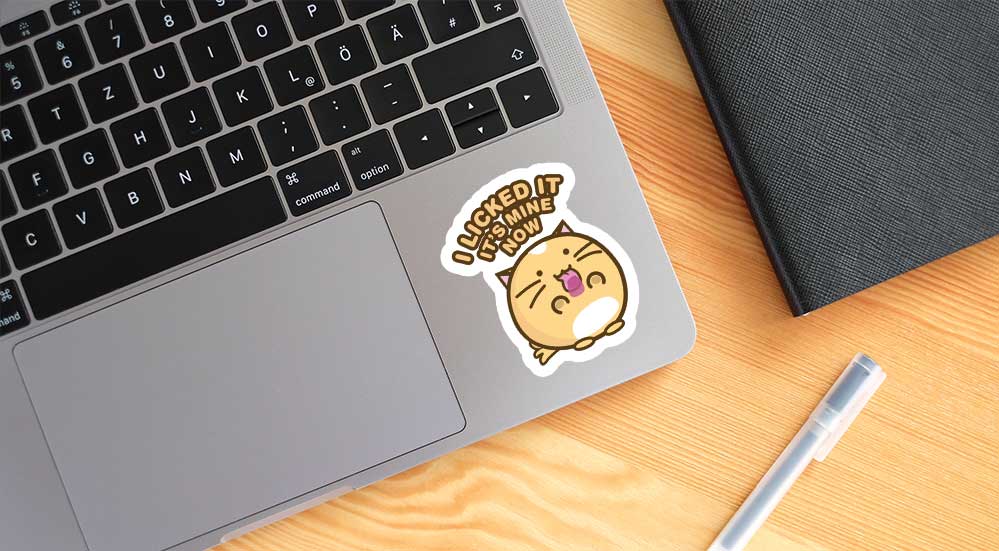 I Licked It, It's Mine Now Vinyl Sticker