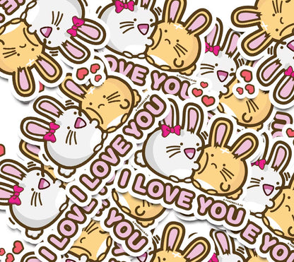 I Love You Vinyl Sticker