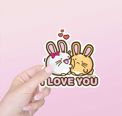 I Love You Vinyl Sticker