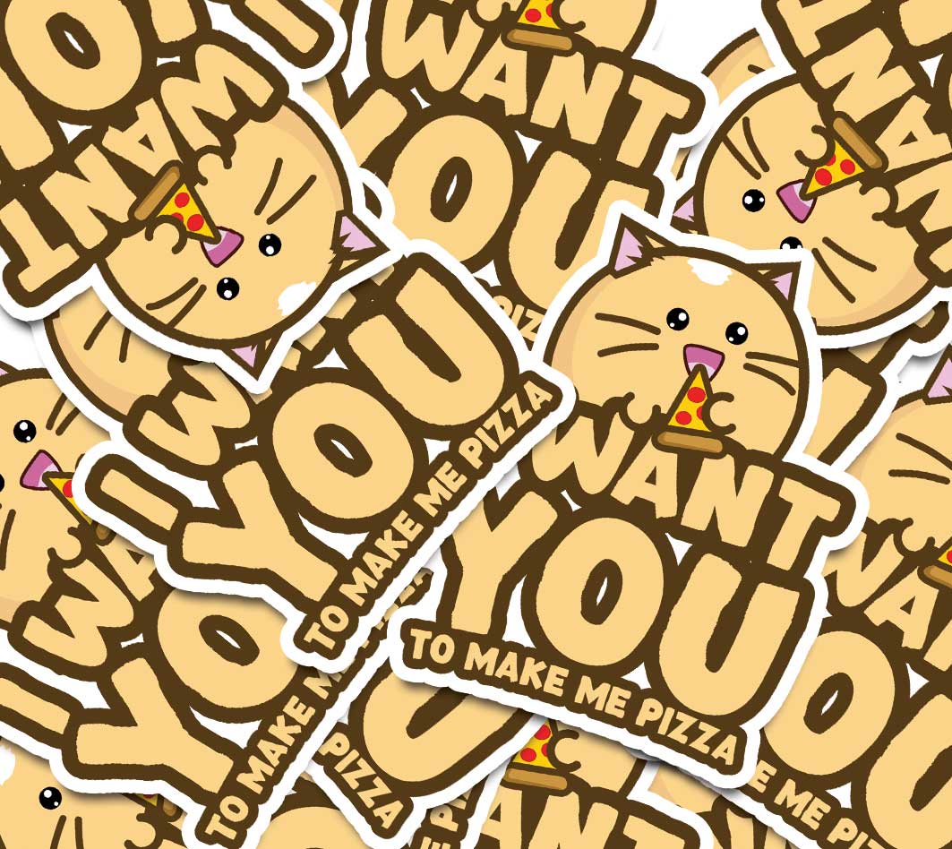 I Want You Vinyl Sticker