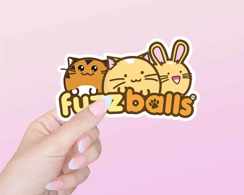 Fuzzballs Logo Vinyl Sticker
