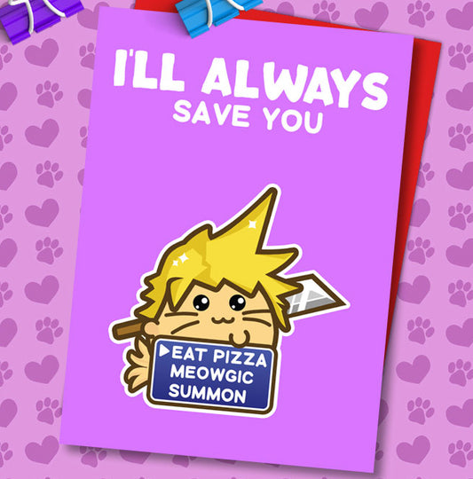 I'll always save you valentines Card