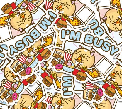 I'm Busy Vinyl Sticker