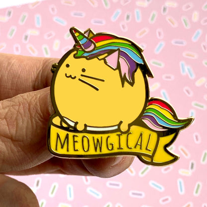 Meowgical unicorn cat Enamel Pin