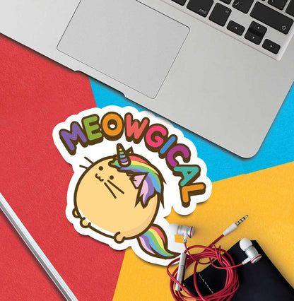 Meowgical unicorn cat Vinyl Sticker