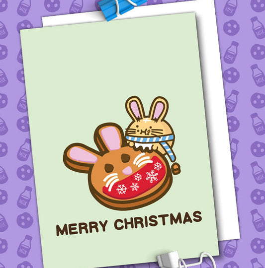 Ollie Xmas cookie Card