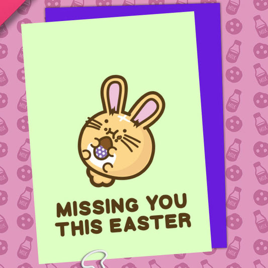 Missing you this easter Card