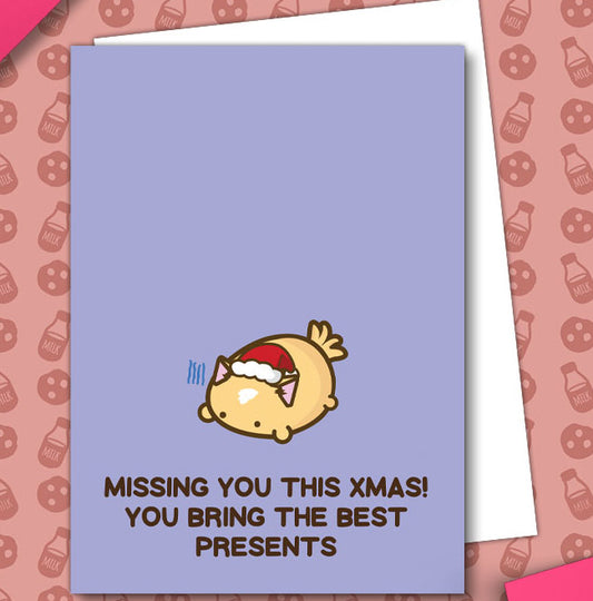 Missing you this xmas Card