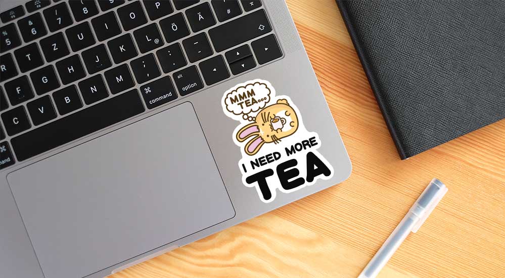 I need more tea Vinyl Sticker