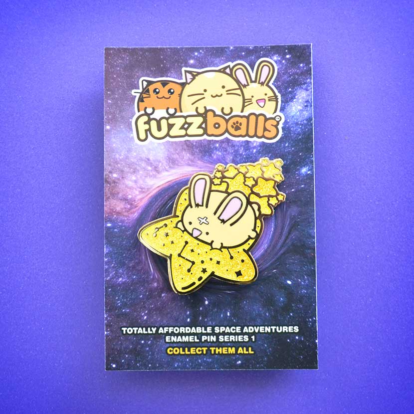 Ollies flying star Space Enamel Pin