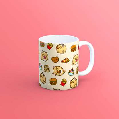 Omnom Food Pattern Mug