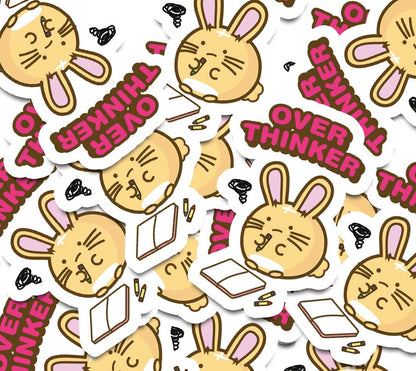 Over Thinker Vinyl Sticker