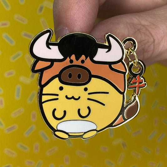 Ox lunar new year Enamel Pin