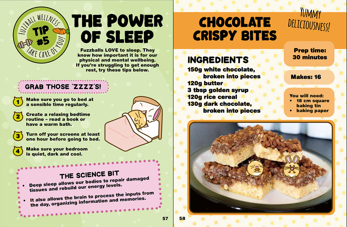 Fuzzballs Guide to a Super Cute Life Activity Book