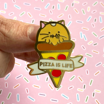 Pizza is life Enamel Pin