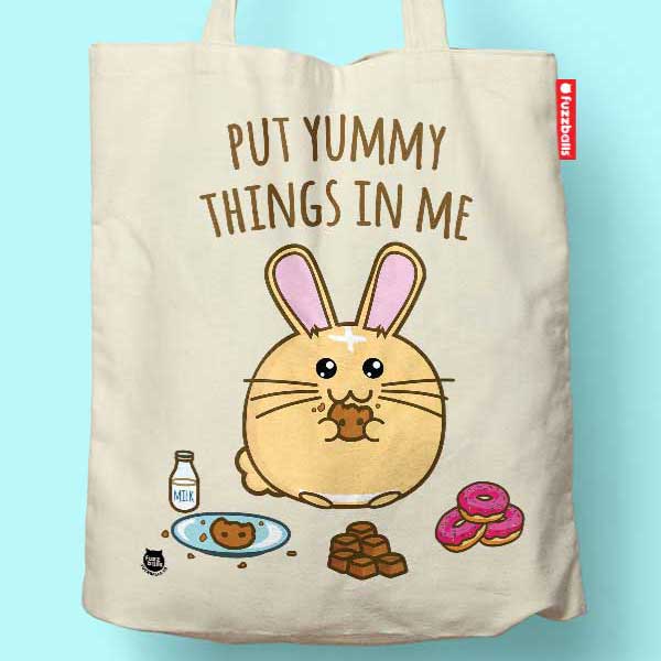 Put yummy things in me Tote Bag