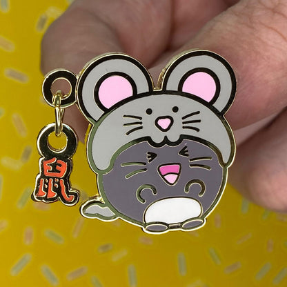 Rat lunar new year Enamel Pin