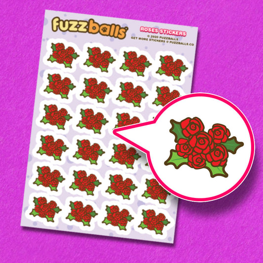Roses Sticker Sheet