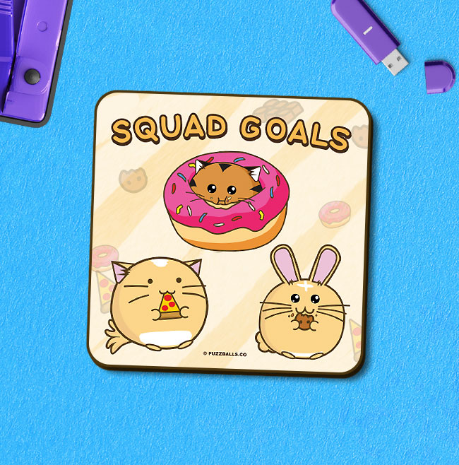Squad Goals Matching Coaster