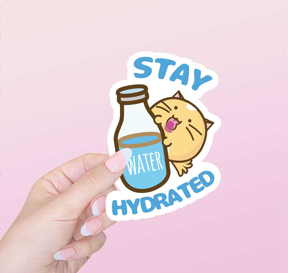 Stay Hydrated Vinyl Sticker