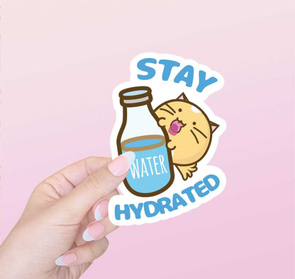 Stay Hydrated Vinyl Sticker