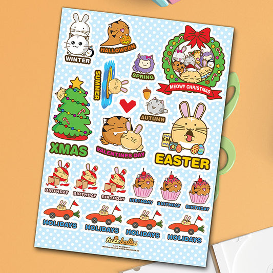 Holidays Sticker Sheet