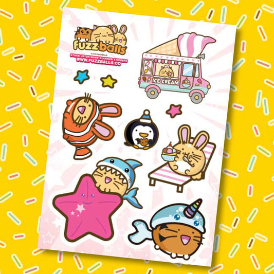 Beach Sticker Sheet