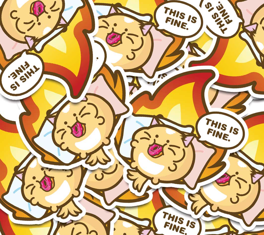 This is Fine Vinyl Sticker