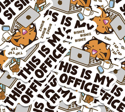 This Is My Office Vinyl Sticker