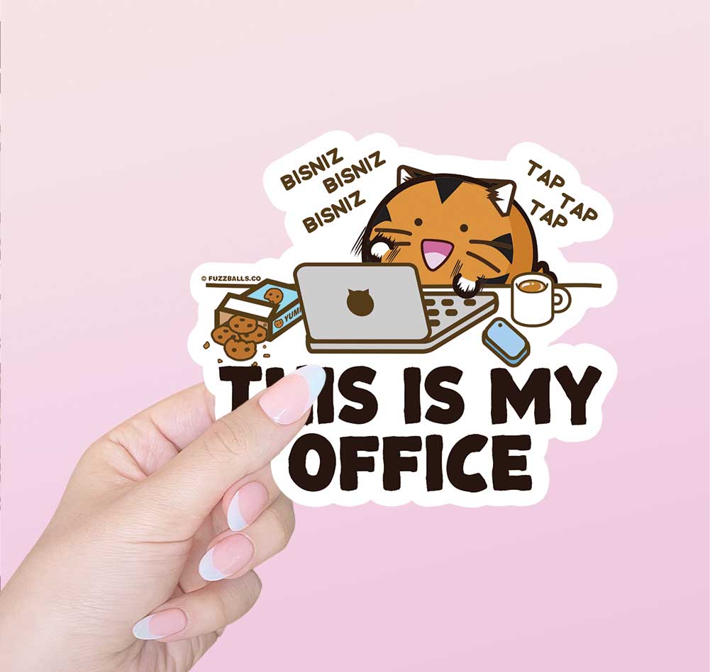 This Is My Office Vinyl Sticker