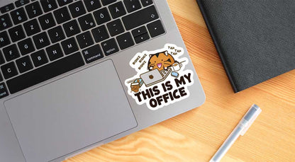 This Is My Office Vinyl Sticker