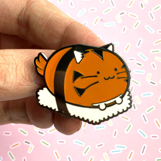 Tiger Sushi Enamel Pin