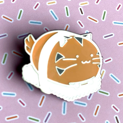 Tiger Sushi Enamel Pin