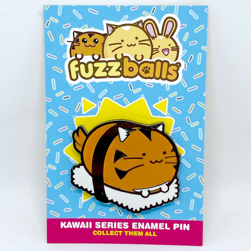 Tiger Sushi Enamel Pin
